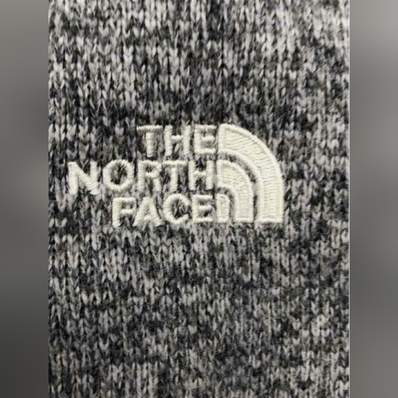 The North Face TKA Glacier Half Zip Up Hoodie Sweatshirt Heather Gray Women M - Picture 4 of 7